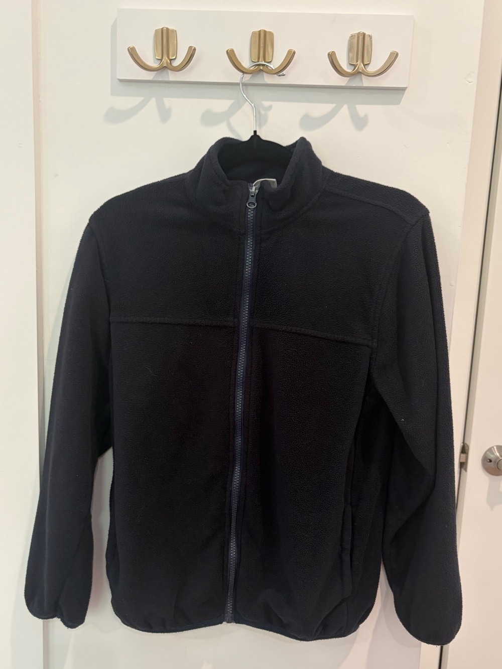 Kid’s Navy Full-Zip Fleece Jacket